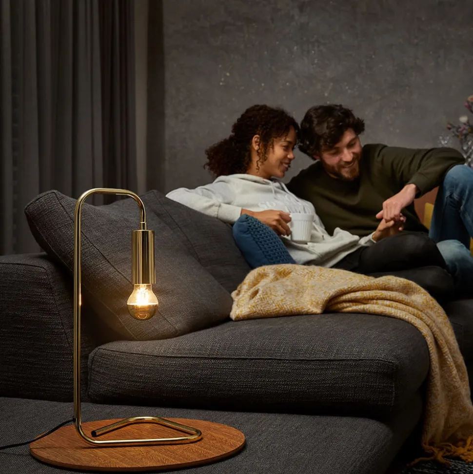 OSRAM LED-pære E27 Mirror guld 6,5W 2.700K