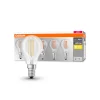 OSRAM LED-pære E14 P40 4 W filament 827 470 lm 5