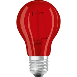 OSRAM LED-pære E27 Star Décor Cla A 2,5W, rød