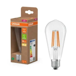 OSRAM LED-pære E27 2,2W Filament 2,700K