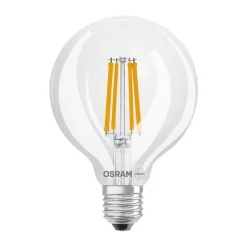 OSRAM LED-pære Globe G95 E27 3,8W Filament 2,700K