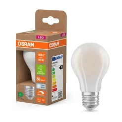 OSRAM LED-pære mat E27 3,8W 4000K 806lm dæmpbar