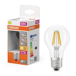 OSRAM LED-pære Tropfen E27 5,9 W glødetråd 2.700K dæmpbar