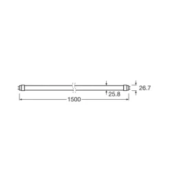 OSRAM LED-rørpære T8 17,6W energiklasse 840 150 cm