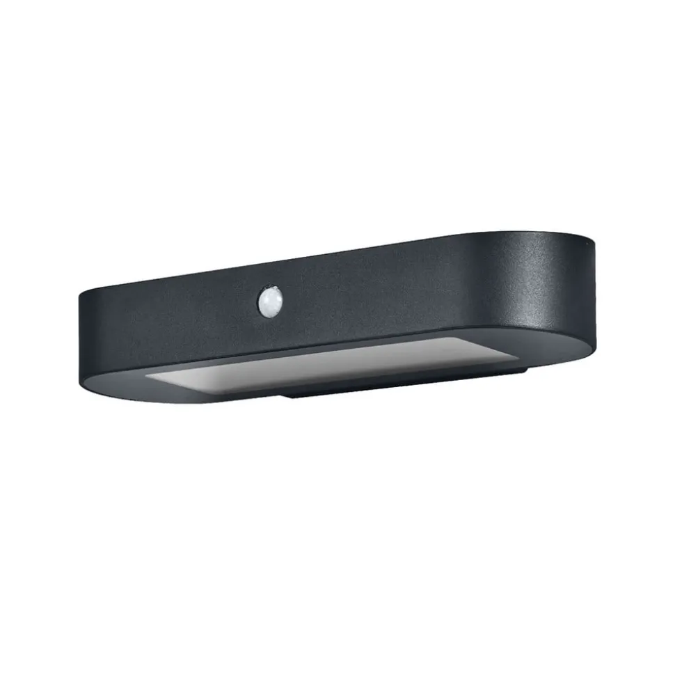 OSRAM LED-sensor-væglampe ENDURA STYLE SOLAR OVAL 34 cm 830