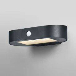 OSRAM LED-sensor-væglampe ENDURA STYLE SOLAR OVAL 20 cm 830