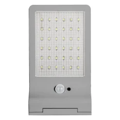 OSRAM LED-solcelle-udendørs væglampe DOORLED, sølv Sensor IP44