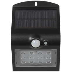 OSRAM LED-solcelle-væglampe ENDURA FLOOD BUTTERFLY 1,5W Sensor