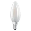 OSRAM LED stearinlys E14 Classic B 2,5W 4.000K mat