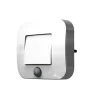 OSRAM LED-stikkontakt-natlampe LUNETTA HALL PIR-sensor hvid