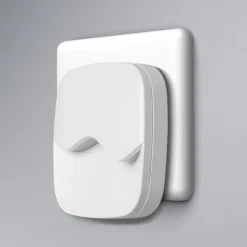OSRAM LED-stikkontakt-natlampe LUNETTA WAVE, hvid, sensor