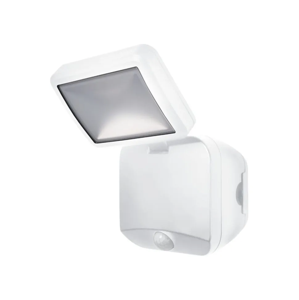 OSRAM LED-udendørs vægspot DOUBLE, 1 lyskilde, hvid, batteri