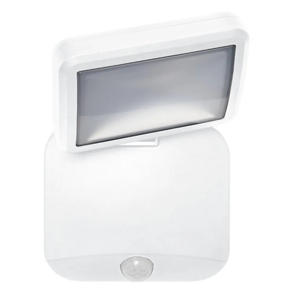 OSRAM LED-udendørs vægspot DOUBLE, 1 lyskilde, hvid, batteri