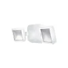 OSRAM LED-udendørs vægspot DOUBLE, 2 lyskilder, hvid, batteri