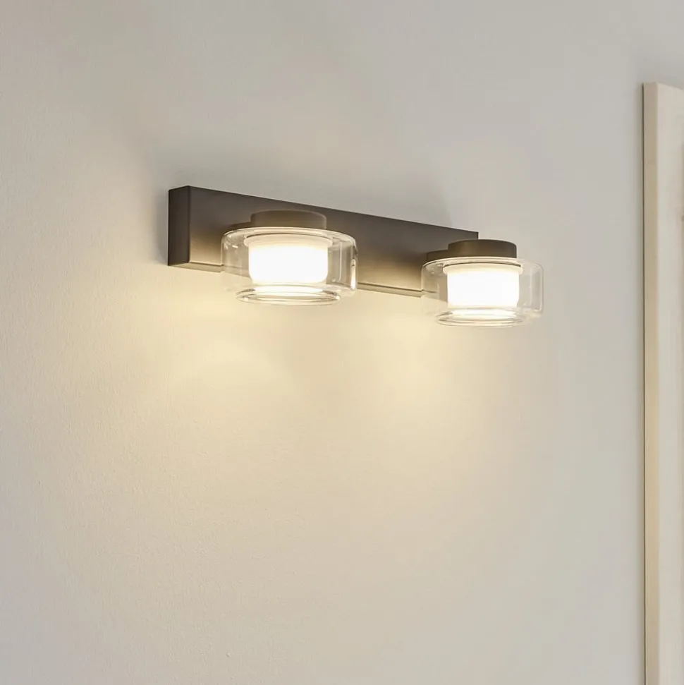 OSRAM LED-væglampe ORBIS FLAME, sort, 2 lyskilder, CCT IP44
