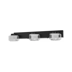 OSRAM LED-væglampe ORBIS FLAME, sort, 3 lyskilder, CCT IP44