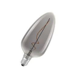 OSRAM LED Vintage 1906, C125, glødetråd, grå, E27, 4 W, 818