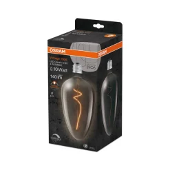 OSRAM LED Vintage 1906, C125, glødetråd, grå, E27, 4 W, 818