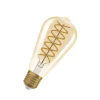 OSRAM LED Vintage 1906 Edison, guld, E27, 8,8 W, 824, dim.