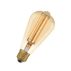 OSRAM LED Vintage 1906 Edison, guld, E27, 5,8 W, 822, dim.