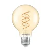 OSRAM LED Vintage G80 E27 8W 922 Spiral Filament guld dæmpbar