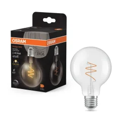 OSRAM LED Vintage G80 E27 4,6W 927 Spiral Filament clear dæmpbar