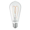 OSRAM LED Vintage ST64 E27 7,2W 927 Heart Filament clear dæmpbar