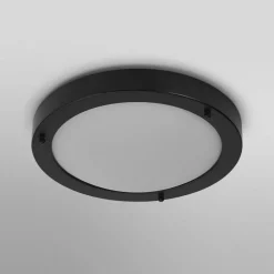OSRAM loftlampe BATHROOM, sort Ø 31 cm metal/glas IP44