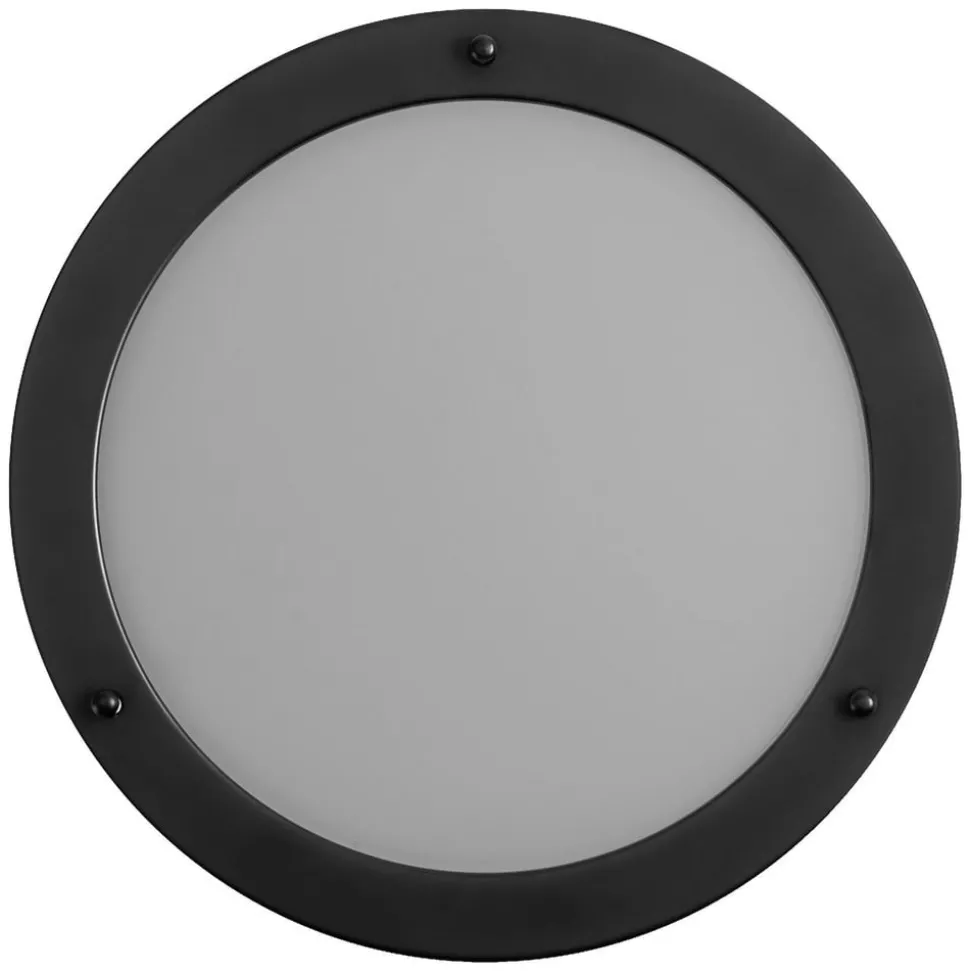 OSRAM loftlampe BATHROOM, sort Ø 31 cm metal/glas IP44