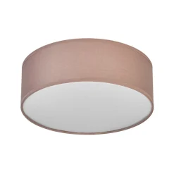 OSRAM loftlampe ORBIS PARIS, brun, Ø 30 cm, tekstil, E27