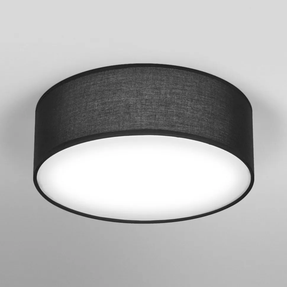 OSRAM loftlampe ORBIS PARIS, sort, Ø 30 cm tekstil E27