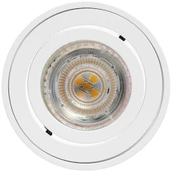 OSRAM loftspotter ROUND, hvid, Ø 8 cm, metal, GU10