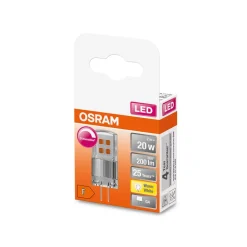 OSRAM PIN 12V LED-stiftsokkelpære G4 2W 200lm dæmpbar