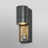 OSRAM Sensor-udendørs væglampe ENDURA CLASSIC ISIDOR mørkegrå