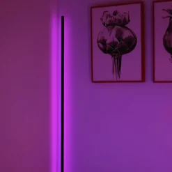 OSRAM SMART+ WiFi LED-gulvlampe ROUND sort 140 cm RGB CCT