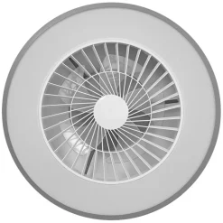 OSRAM SMART+ WiFi LED-loftventilator CYLINDER, grå, støjsvag