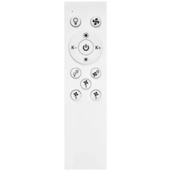 OSRAM SMART+ WiFi LED-loftventilator CYLINDER, grå, støjsvag