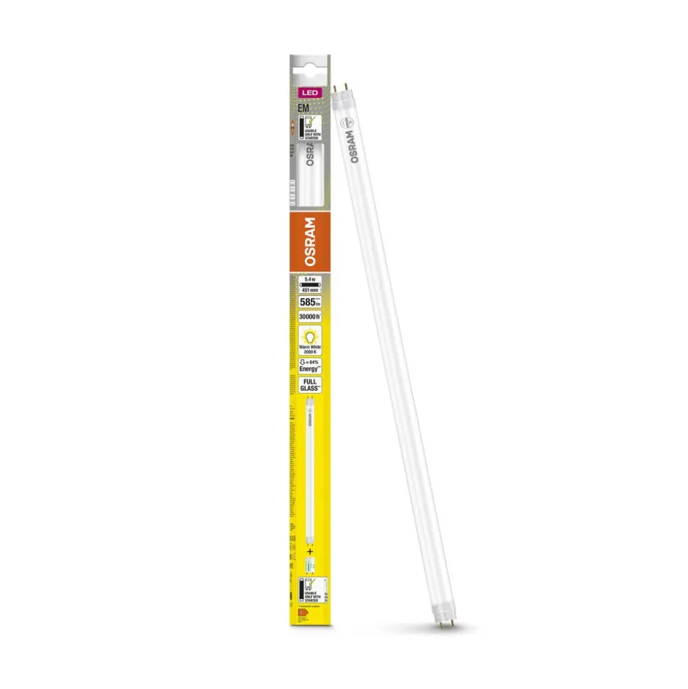 OSRAM SubstiTUBE LED G13 T8 EM 43,8cm 5,4W 3.000 K