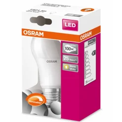 OSRAM Superstar LED-pære E27 14 W 827, kan dæmpes