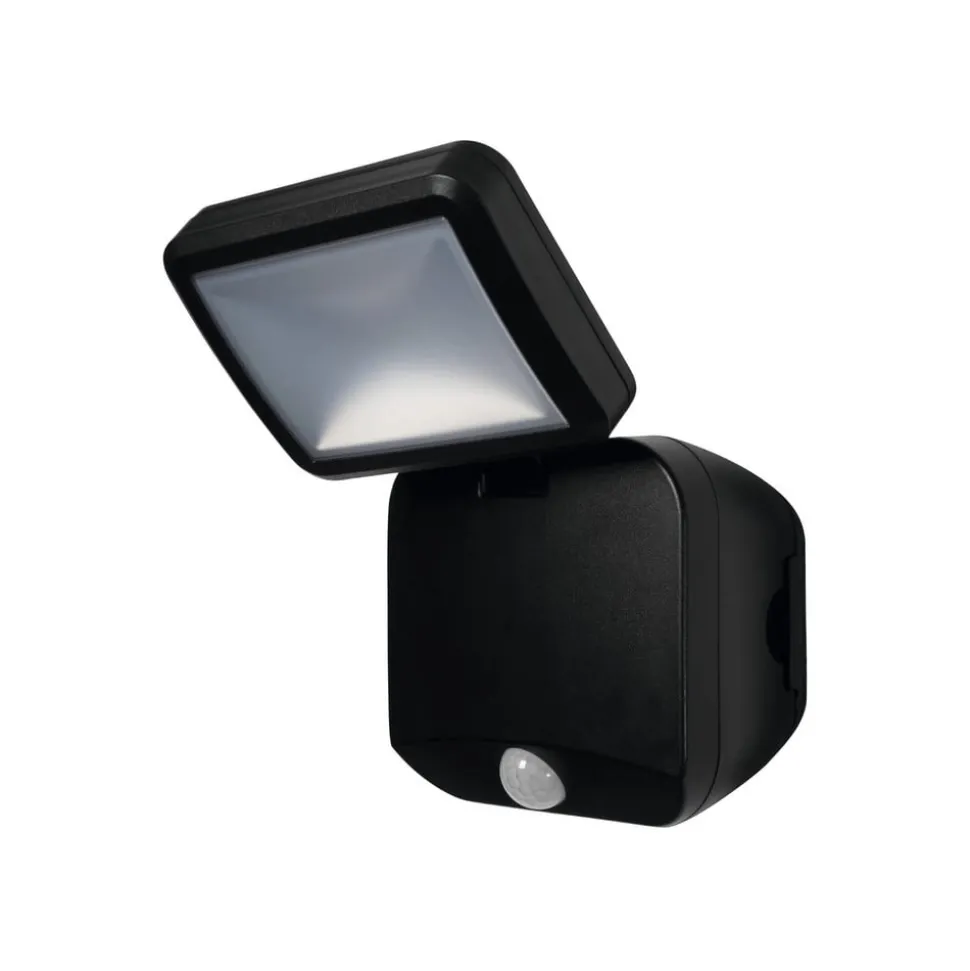 OSRAM udendørs LED-spot DOUBLE 1 lyskilde sort Sensor Batteri
