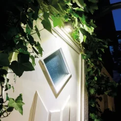 OSRAM udendørs LED-væglampe DOORLED DOWN, hvid, sensor, batteri