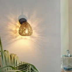 OSRAM væglampe Decor Paper Drop, papir, beige, E27