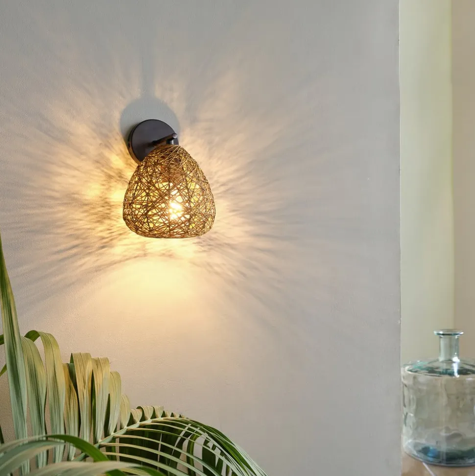 OSRAM væglampe Decor Paper Drop, papir, beige, E27