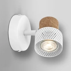 OSRAM vægspot CORK, hvid, 1 spot, GU10-LED, 927, dæmpbar