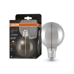 OSRAM Vintage 1906 LED-globe E27 2,2 W 1.800 K røg