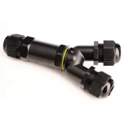 Outdoor-multi-Y-kabelstik til 3 kabler, 4-14mm
