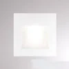 Pan LED-vægindbygningslampe, hvid
