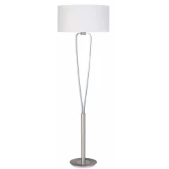 PARIS den flotte gulvlampe i nikkel