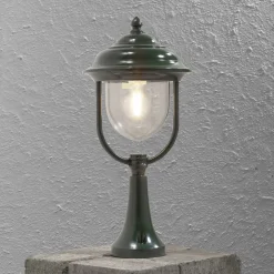 Parma sokkellampe, grøn