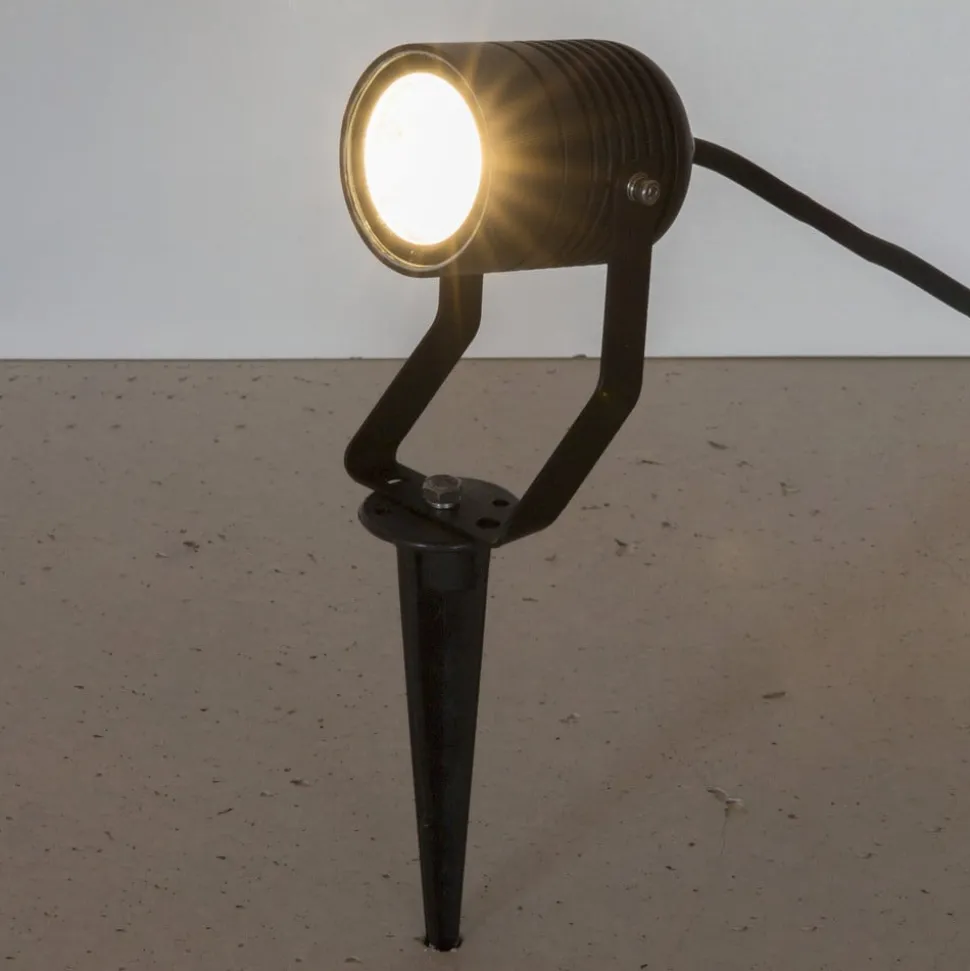 Pasas LED-spot med jordspyd, drejelig